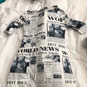 Newspaper dress